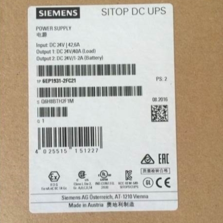 SITOP电源模块6EP1931-2FC21 2FC42/2DC42 6EP1931-2EC21/2EC42