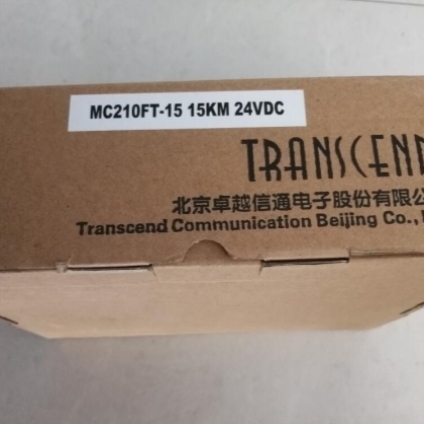 卓越TSC多模光纤收发 光电转换卡轨式mc210ft-15 15km