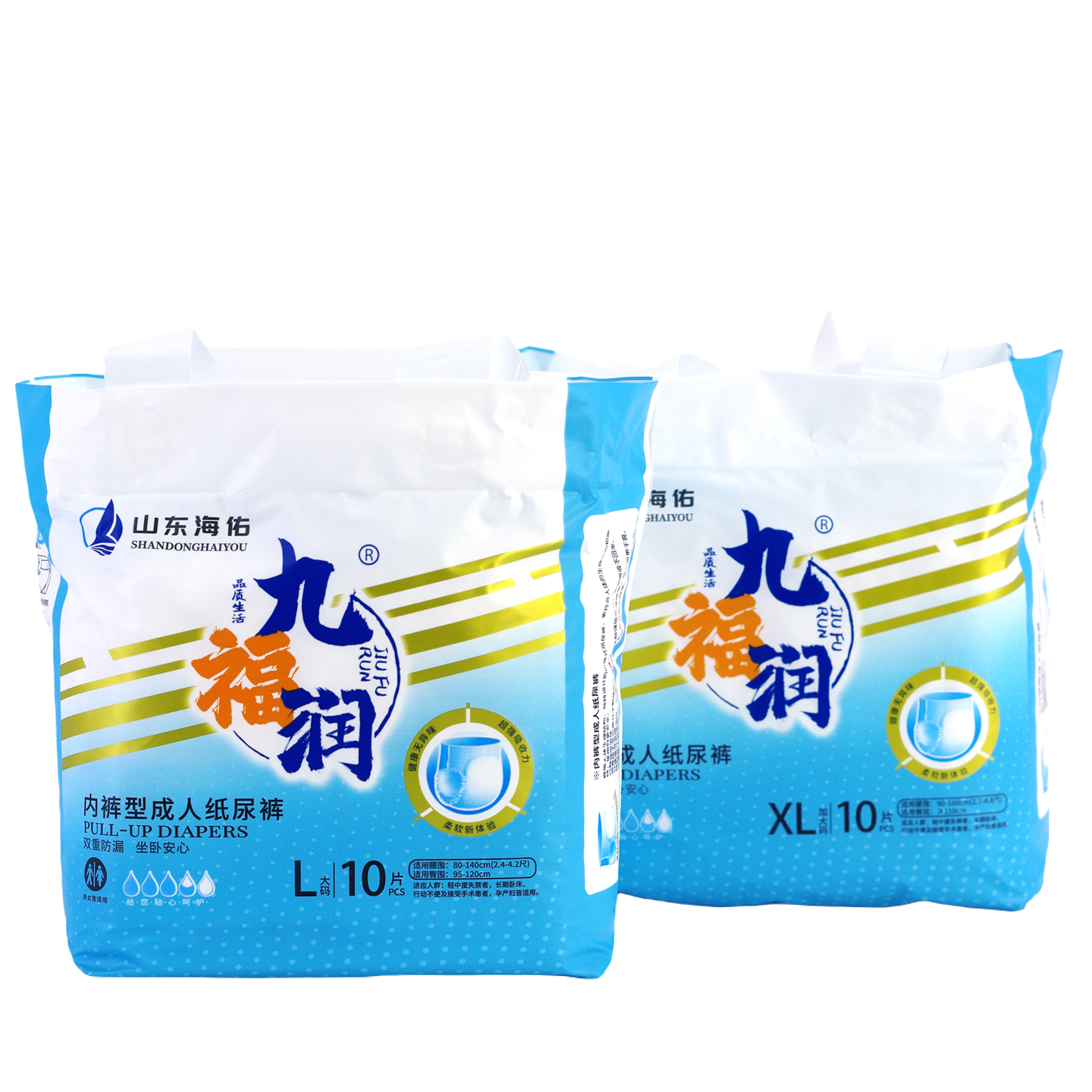 九福润成人拉拉裤内裤式纸尿裤