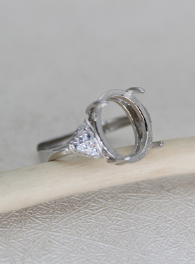 925纯银戒指托女款戒指空托11*11.5 11*12 11.5*11.5 11.5*12戒托