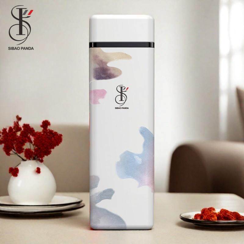 思宝PANDA高颜值轻奢保温杯女生高档男生奢华送礼物创意方形水杯