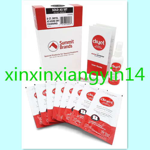 dryel At-Home Dry Cleaner Kit, 8 Loads with Stain Remover