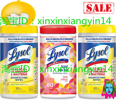 Lysol Disinfectant Wipes, Multi-Surface Antibacterial Wipes