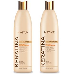 KATIVA Keratin Shampoo and Conditioner Pack