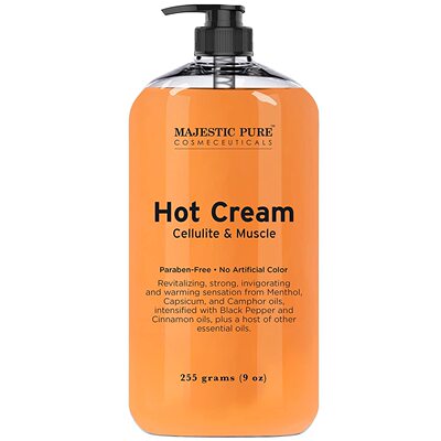 Majestic Pure Anti Cellulite Cream, Fat Burner Cream, 9 OZ
