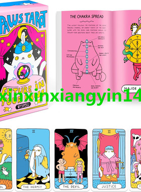 Wyspell Cat Tarot Cards: A 78-Card Cat Tarot Deck with Guide