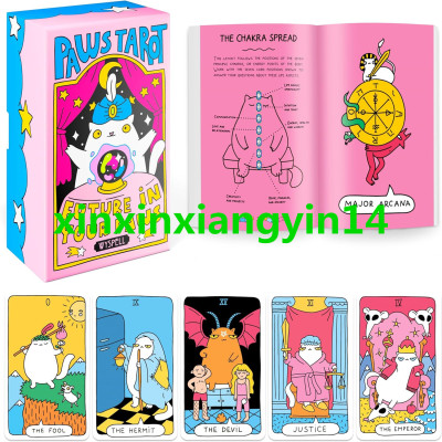 Wyspell Cat Tarot Cards: A 78-Card Cat Tarot Deck with Guide