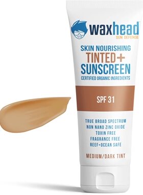 Waxhead Tinted Sunscreen with Zinc Oxide (Sheer Medium Tint)