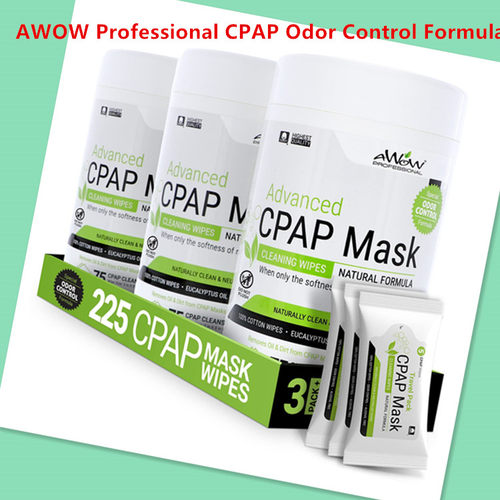 CPAP Mask Cleaning Wipes Advanced Odor Control Formula