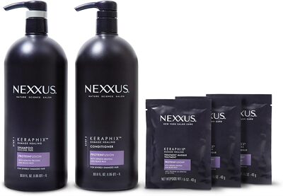 Nexxus Keraphix Shampoo and Conditioner and 3 Hair Treatment