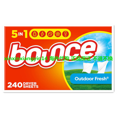 Bounce Outdoor Fresh Fabric Softener Sheets 240 Count
