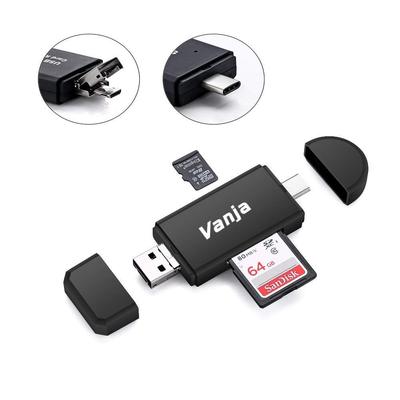 Vanja SD/Micro SD Card Reader, USB Type C Micro USB OTG Adap