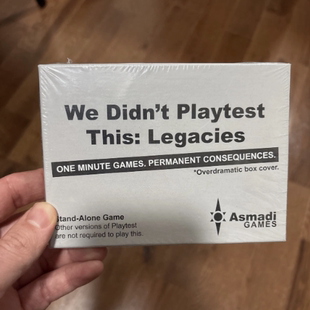 Asmadi Games We Didn't Playtest This: Legacies