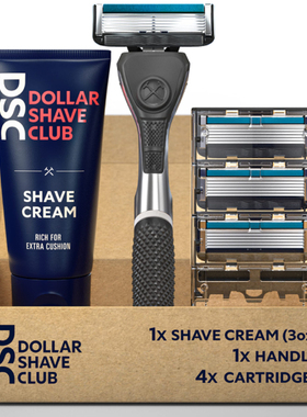 Dollar Shave Club | Diamond Grip Club Razor Handle， 6-Bla