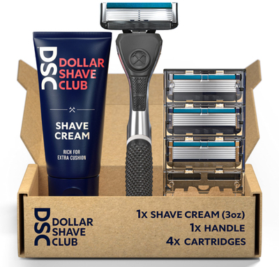 Dollar Shave Club | Diamond Grip Club Razor Handle， 6-Bla