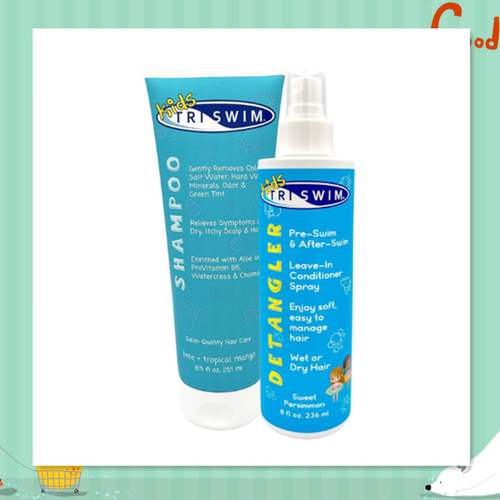 TRISWIM Swim Care Bundle | Chlorine Removal Shampoo 8.5 oz