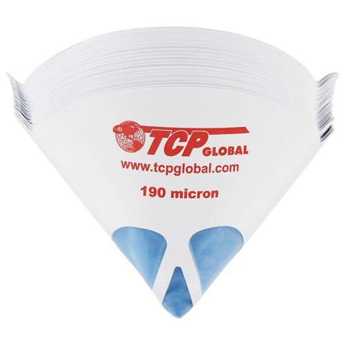 TCP Global 50 Pack of Paint Strainers with Fine 190 Micron