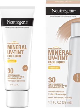 Neutrogena Purescreen+ Tinted Sunscreen for Face with SPF 30