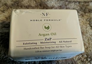 Argan Soap Bar Oil ZnP Zinc Pyrithione Formula Noble