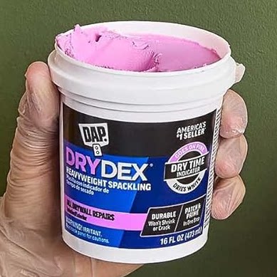 DAP DryDex Dry Time Indicator Spackling, Pink/White, 16 Oz