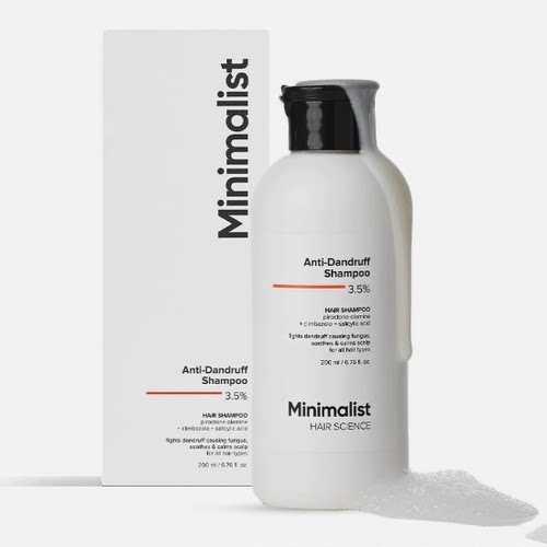 Minimalist Anti Dandruff Shampoo 3.5% Remove Flakes