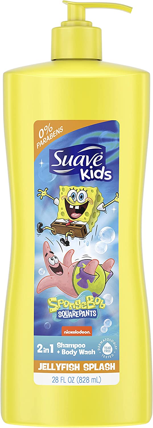 Suave Kids Black Panther 2In1 Shampoo & Body Wash 28 Oz