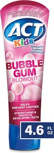 Act Kids Bubblegum Blowout Toothpaste, 4.6 Ounce