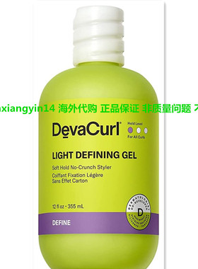 DevaCurl Light Defining Gel For Unisex 12 oz Gel