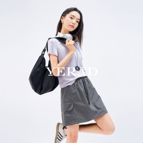 娅丽达户外露营工装半身裙女