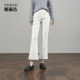 显瘦弹力马蹄喇叭裤 娅丽达高腰微喇牛仔裤 时髦修身 新款 女2025秋季