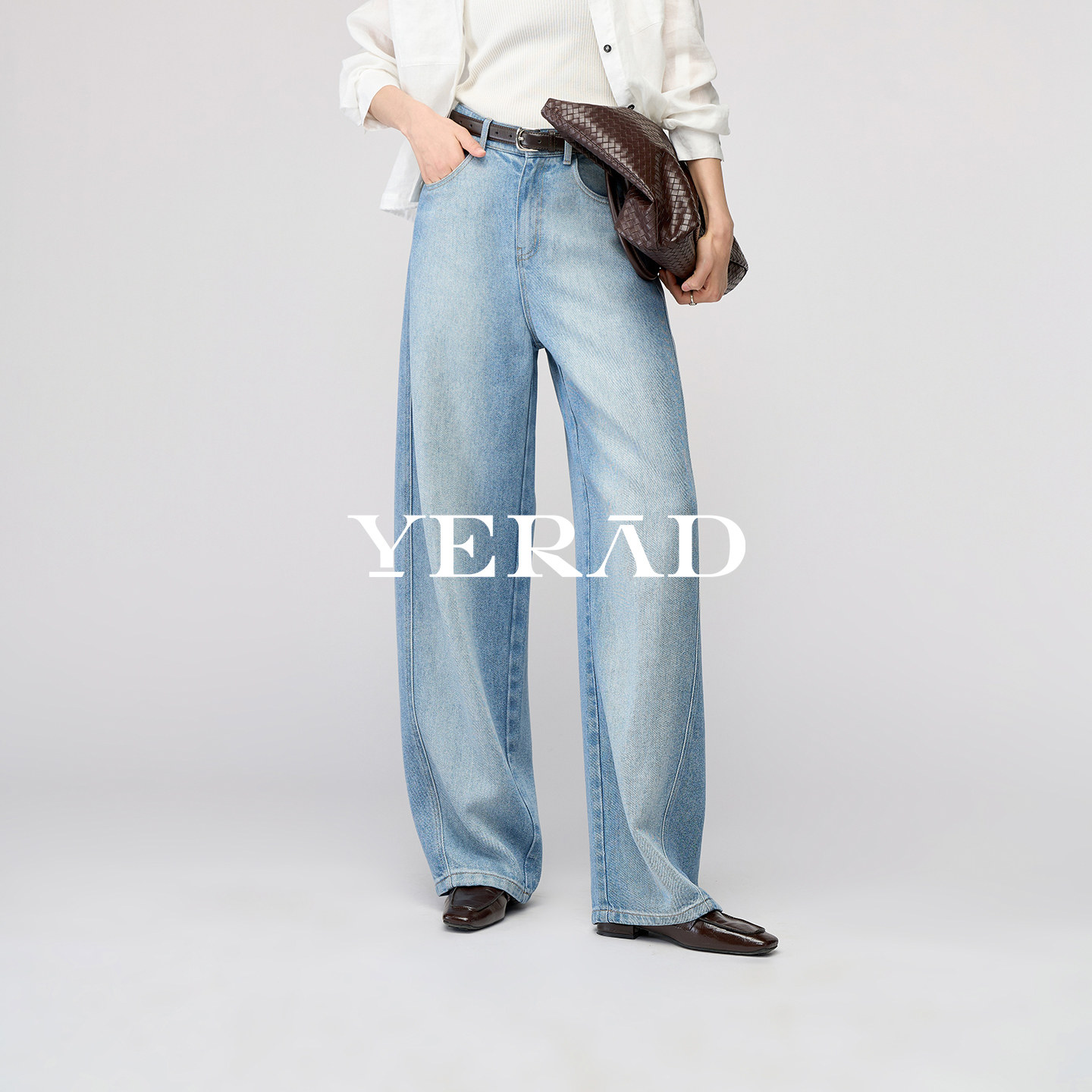 娅丽达复古窄版直筒牛仔裤女2026春季新款百搭显瘦弹力九分法棍裤,女装/女士精品,牛仔裤,淘宝优惠券,粉丝福利购,淘宝优惠卷