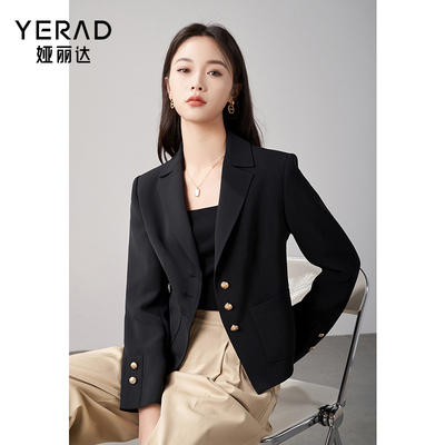 娅丽达短款西装外套女