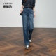 女2025新款 秋季 宽松遮肉牛仔裤 娅丽达拖地阔腿裤 高个子加长女裤 子
