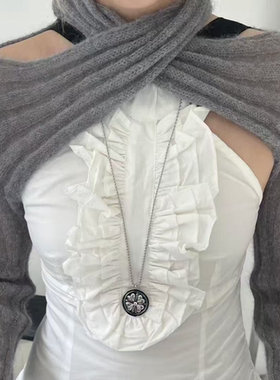 AXIS OF 韩系气质三色马海毛吊带女夏季不规则设计搭配上衣