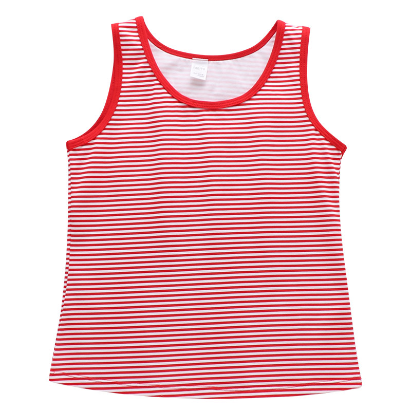 女童背心儿童本命年大红内衣单层2026马年女孩红色打底女大童纯棉