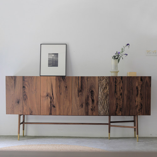 野木1978侘寂餐边收纳柜玄关简约