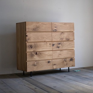 野木1978 结疤狩小熊爪多斗柜储物玄关柜创意现代简约北欧自然风