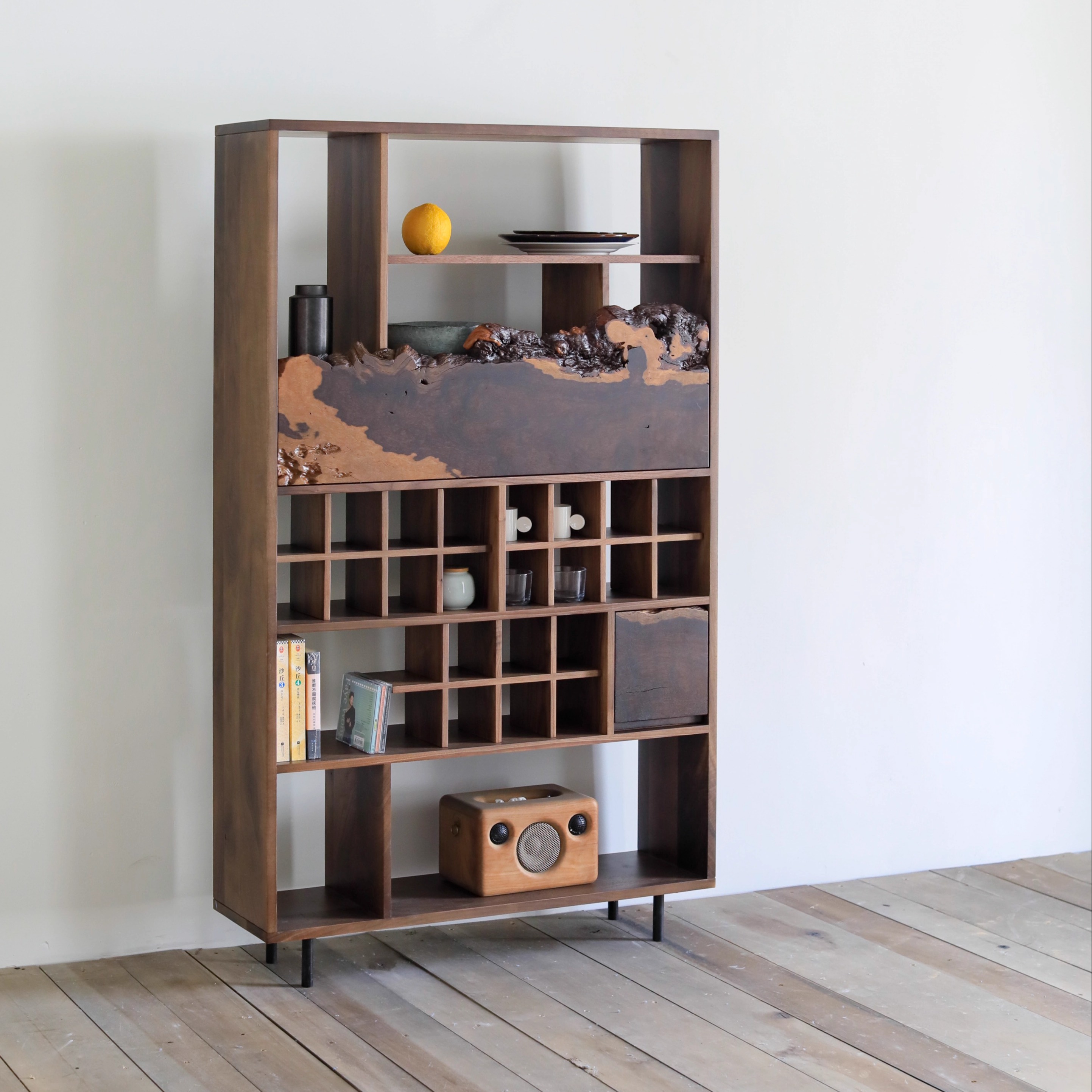 野木1978溪山行旅茶书柜侘寂风