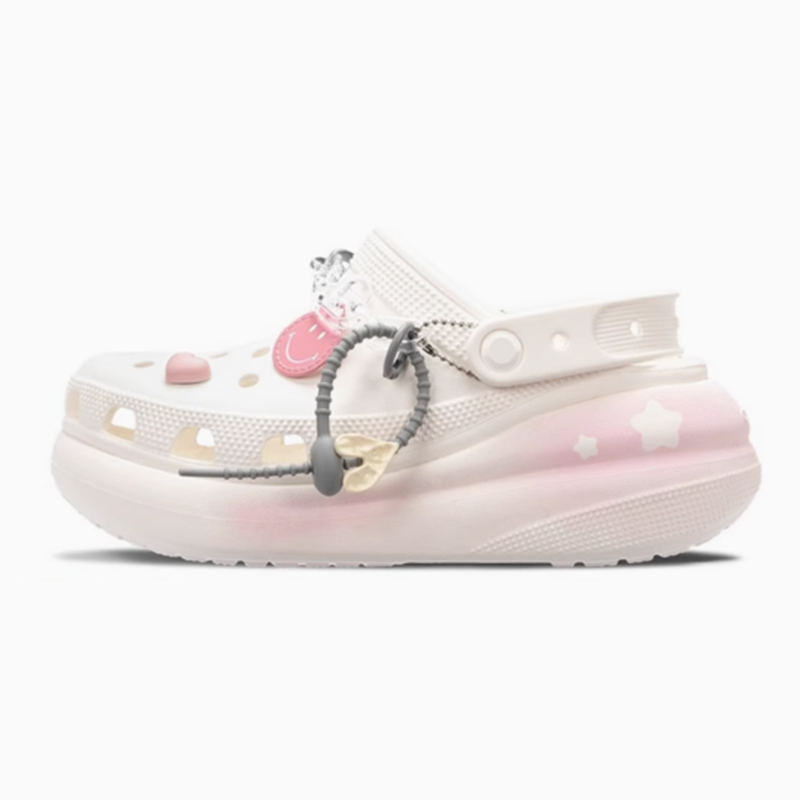 卡骆驰球鞋定制 Crocs Clog EVA 心心乐园  低帮男女款洞洞鞋