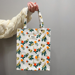 韩国进口DAMS文艺小清新牛油果防水便当手提包袋妈咪包大容量新品