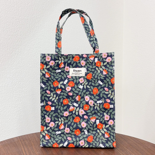 韩国进口DAMS清新甜美花朵小花防水手提包手提袋妈咪包女日常休闲