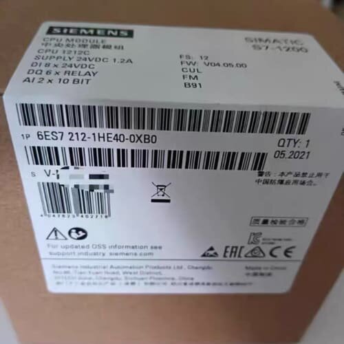 议价S7-1200 CPU模块，型号6ES7212-1HE可维修
