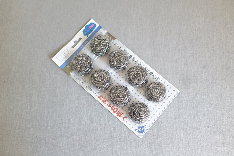 朴房 日本进口 不掉丝钢丝球 洗碗洗锅刷 厨房去污清洁刷可重复用