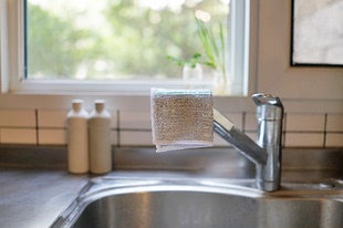 朴房 好用啊哈日本神奇万用抹布~金属丝清洁布水槽煤气灶洗碗网布