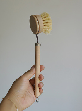 朴房 德国同款 榉木锅刷 经典复古碗碟锅刷清洁刷