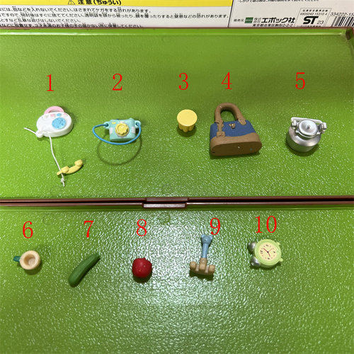 正品全新日本森贝儿家族过家家玩具公仔动物玩偶迷你摆件A21/22