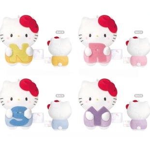 正品国内现货日本三丽鸥 mochipan 摩奇&hellokitty字母毛绒挂件9