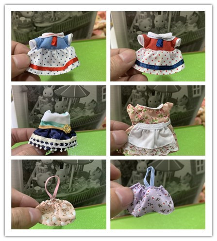 正品日本森贝尔家族过家家玩具公仔动物玩偶迷你摆件