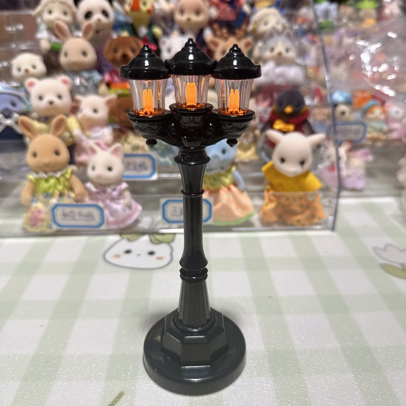 正品日本森贝儿家族过家家玩具迷你散货摆件 浪漫街灯 全新无盒