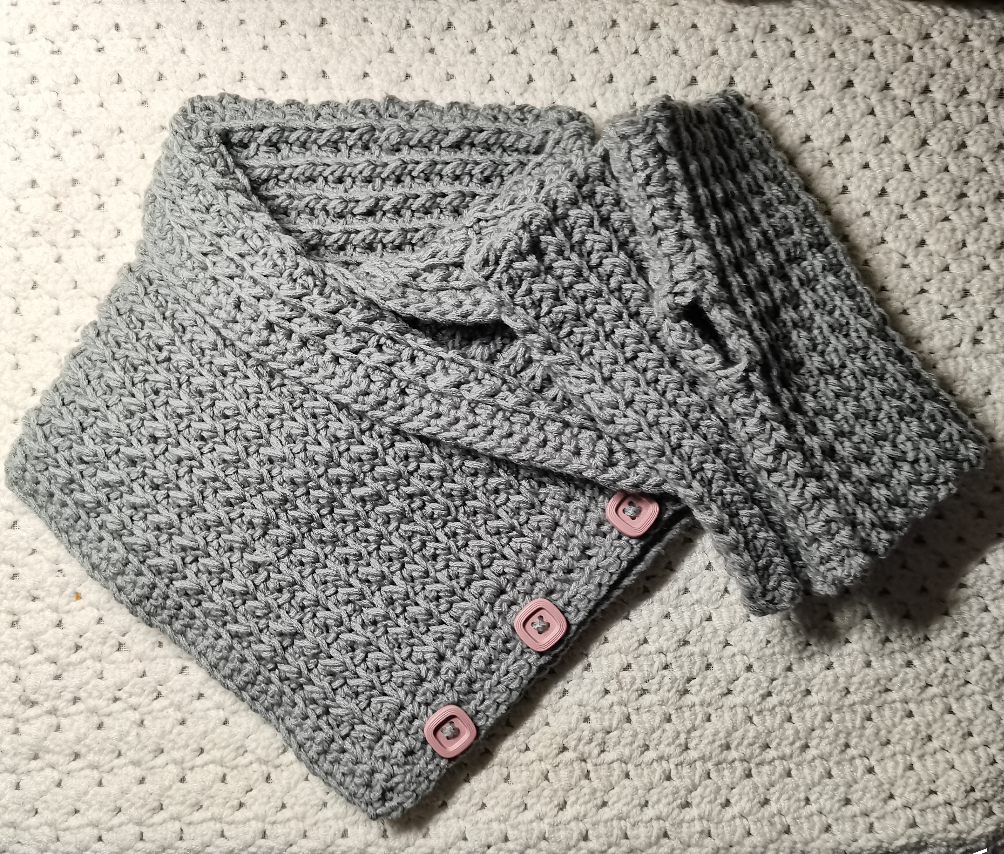 编织半指头手套围脖晨雾灰色手编6号线牛奶棉桔黄色手套毛线编织